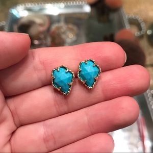 Kendra Scott Turquoise Tessa Earrings